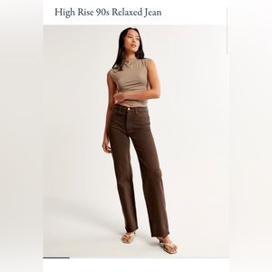 Abercrombie High Rise 90s Relaxed Jean